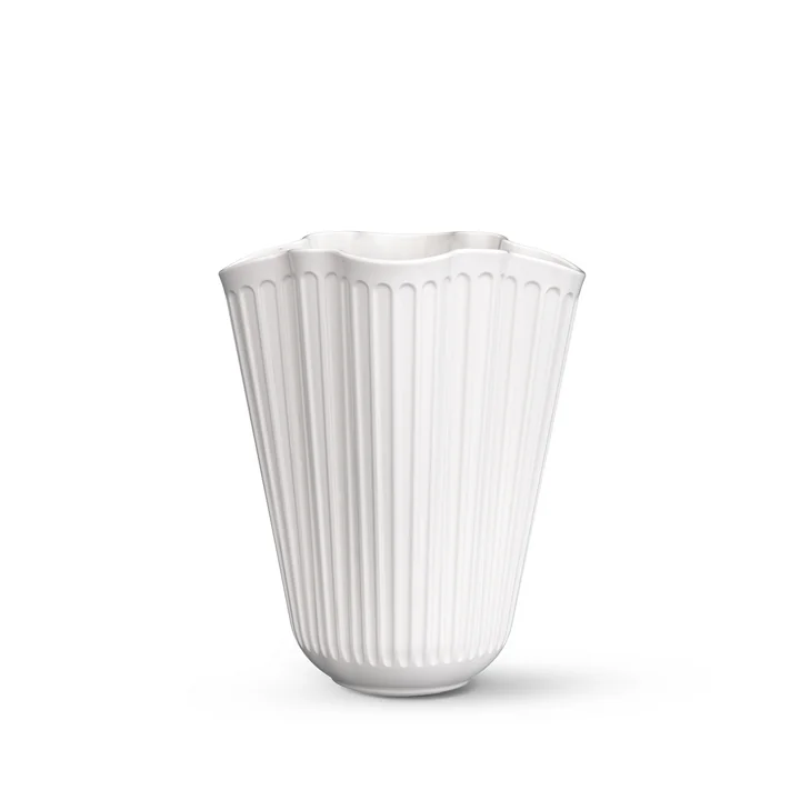 Kähler Design - Hammershøi Unfold vase, h 16.5 cm, white