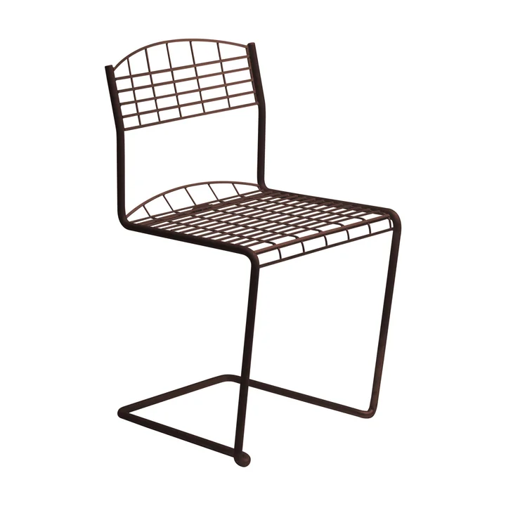 Grythyttan - High Tech garden chair, chestnut brown