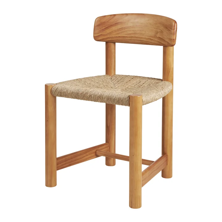 Gubi - Daumiller chair, golden pine / natural