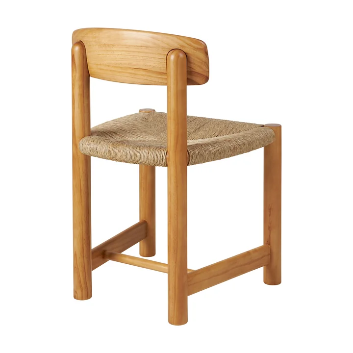 Gubi - Daumiller chair, golden pine / natural