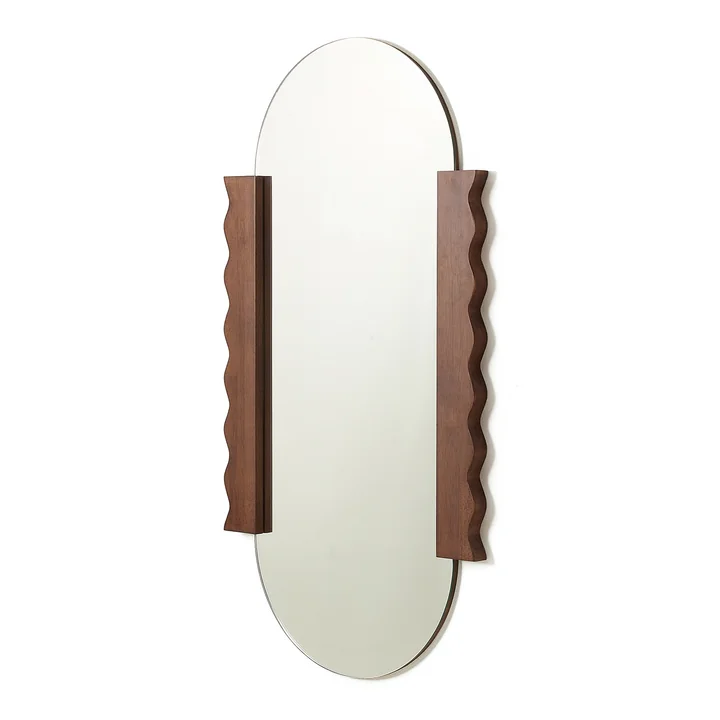 Nobodinoz x Heju - Wall mirror 53 x 100 cm, Hevea oiled