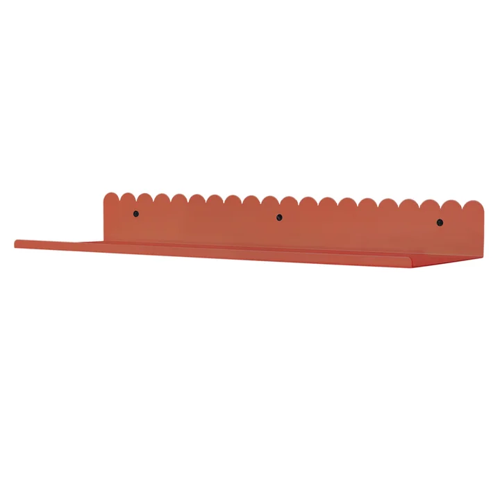 Nobodinoz - Vibes Wall shelf, large, burnt red