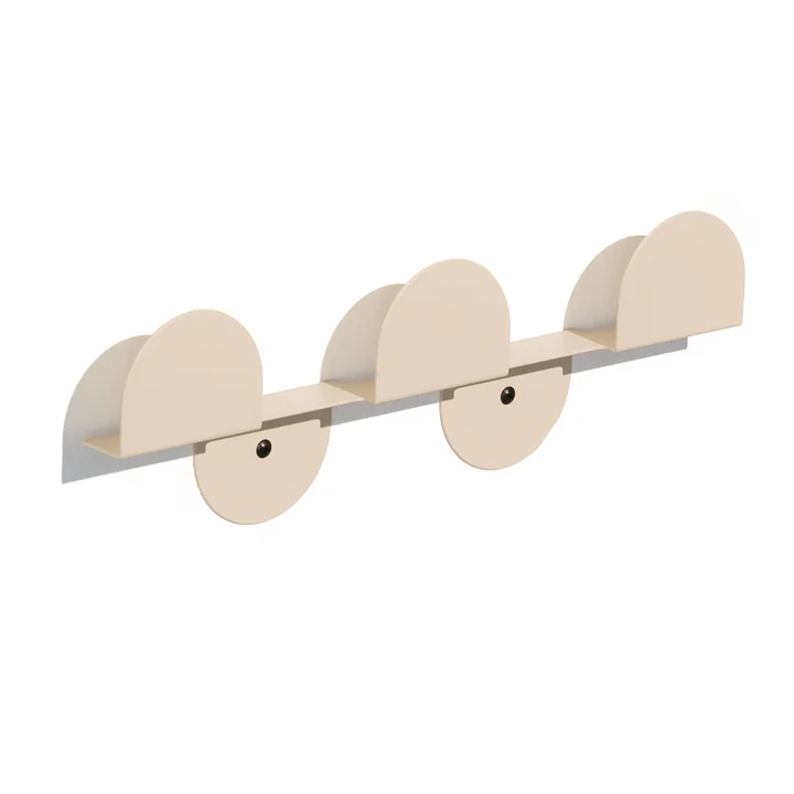 Nobodinoz - Vibes Wall coat rack, 37 cm, ivory