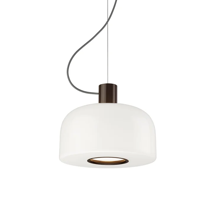 Flos - Bellhop S1 Glass pendant light, choco