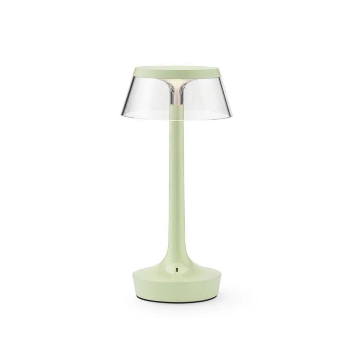 Flos - Bon jour Unplugged Rechargeable table lamp, Color Tune, fresh mint