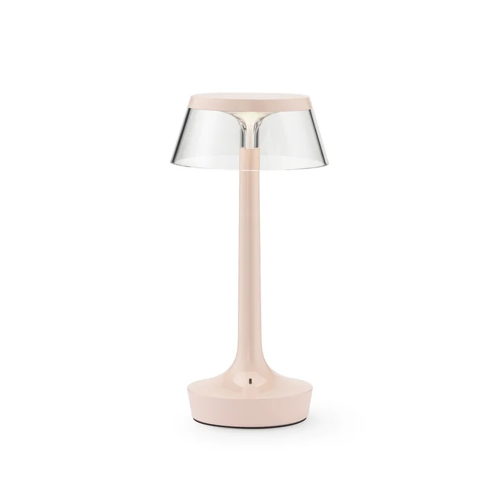 Flos - Bon jour Unplugged Rechargeable table lamp, Color Tune, french rose