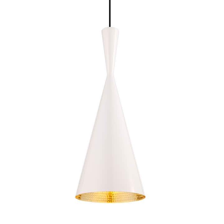 Tom Dixon - Beat Tall LED pendant light, white