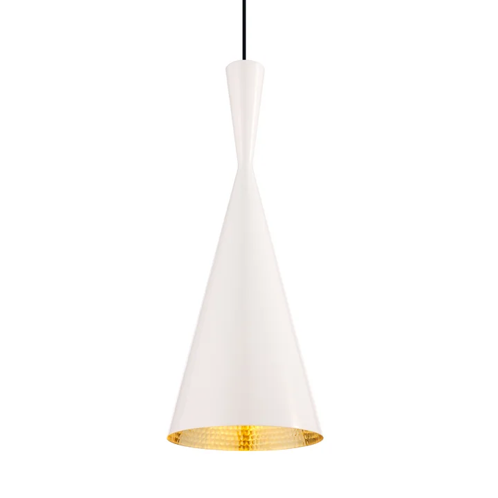 Tom Dixon - Beat Tall LED pendant light, white