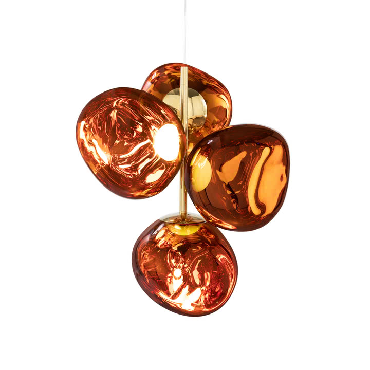 Tom Dixon - Melt Mini LED chandelier, copper / gold