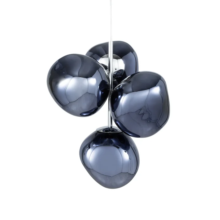 Tom Dixon - Melt Mini LED chandelier, smoke / silver