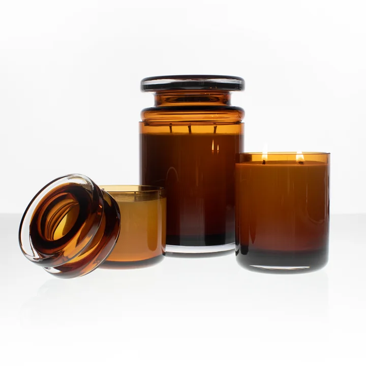 Serax - Mystique scented candle with lid, amber