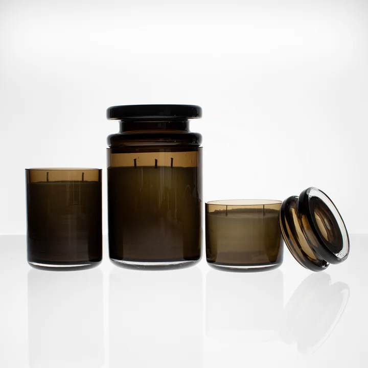 Serax - Scented candle with lid Zephyr, dark brown