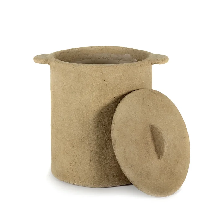 Serax - Earth Pot with lid M, brown