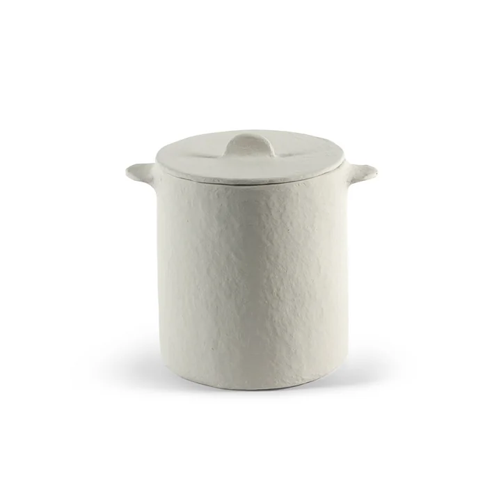 Serax - Earth Pot with lid S, white