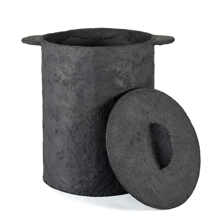 Serax - Earth laundry basket with linen bag L, black