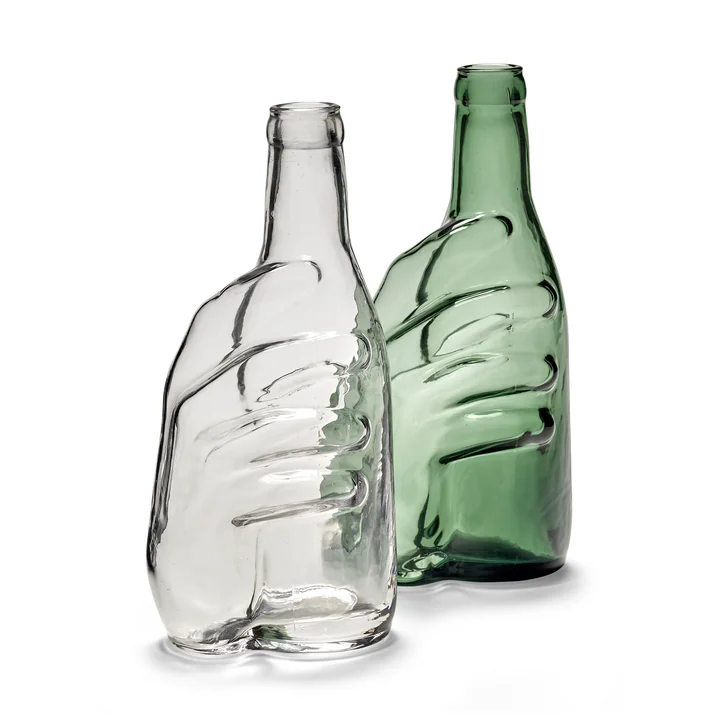 Serax - Edward carafe, transparent and emerald green