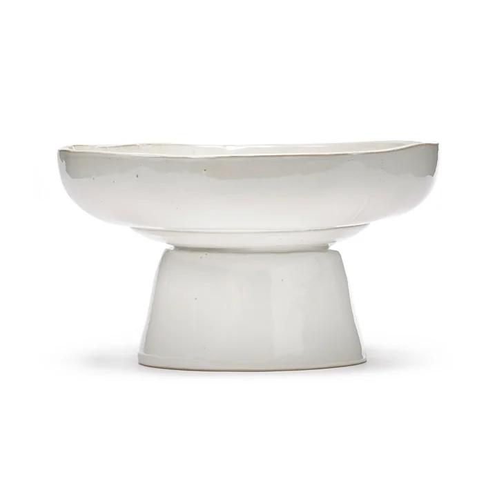 Serax - La Mère serving bowl with foot, off-white