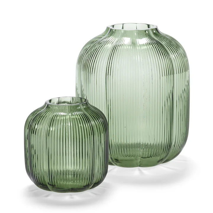 Serax - Vase 01 S and L, green