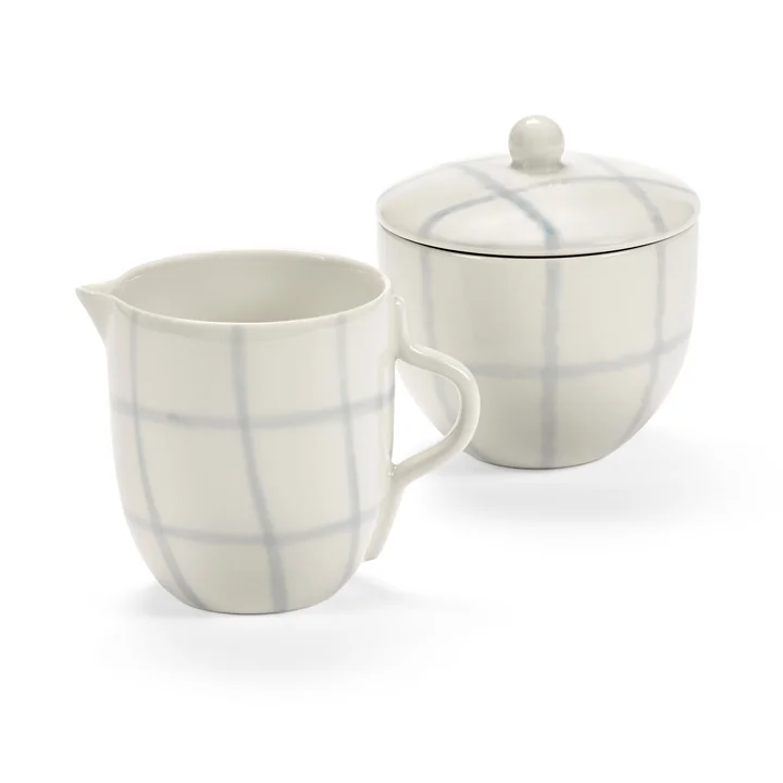 Serax - Zuma milk jug and sugar bowl, salt