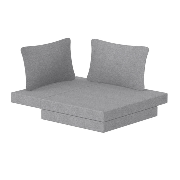 Flexa - Sleep foam mattress for White Casa loft bed, gray