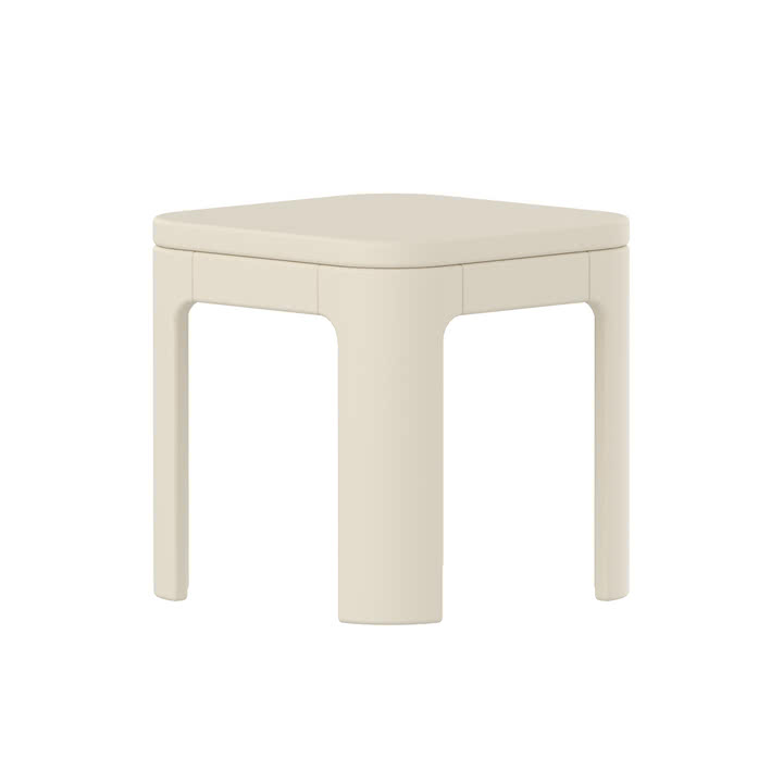 Flexa - Nova stool, 30 x 30 cm, cream