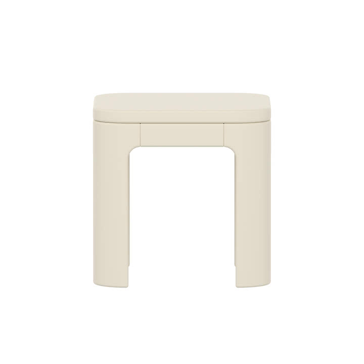 Flexa - Nova stool, 30 x 30 cm, cream