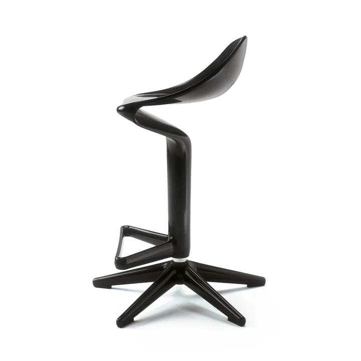 Kartell - Spoon Bar stool, black