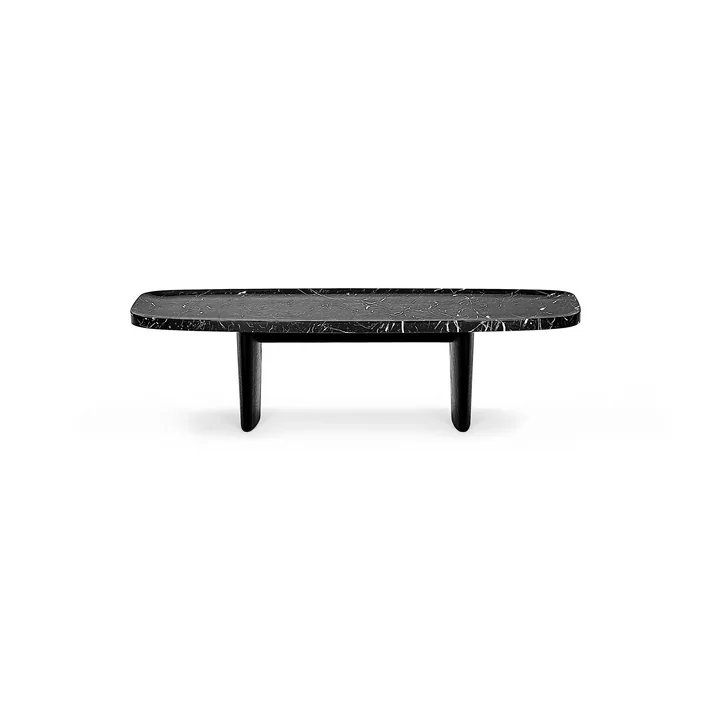 ClassiCon - Matéria side table, 110 x 39 cm, Nero Marquina marble / black