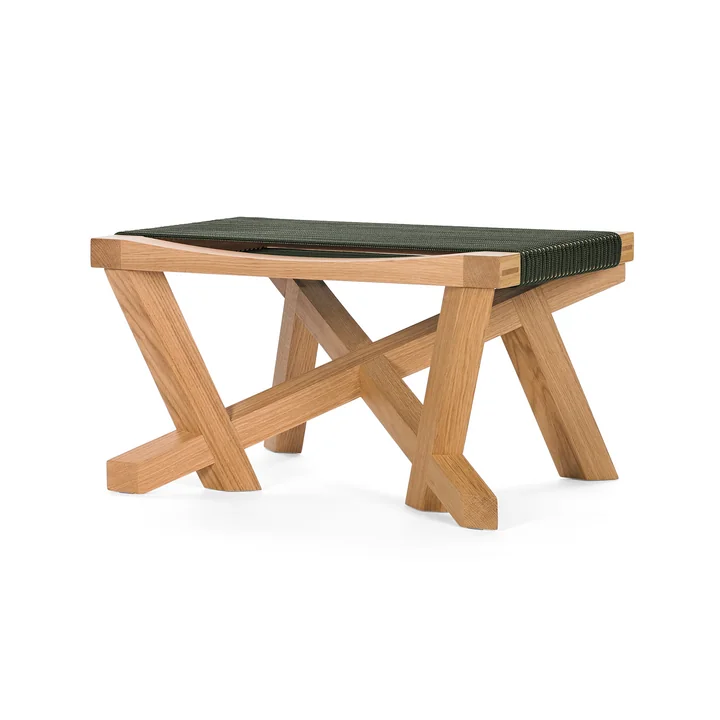 ClassiCon - Volkshaus stool, natural oak / forest green