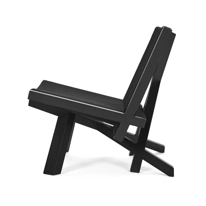ClassiCon - Volkshaus Lounge Chair, black stained oak / black