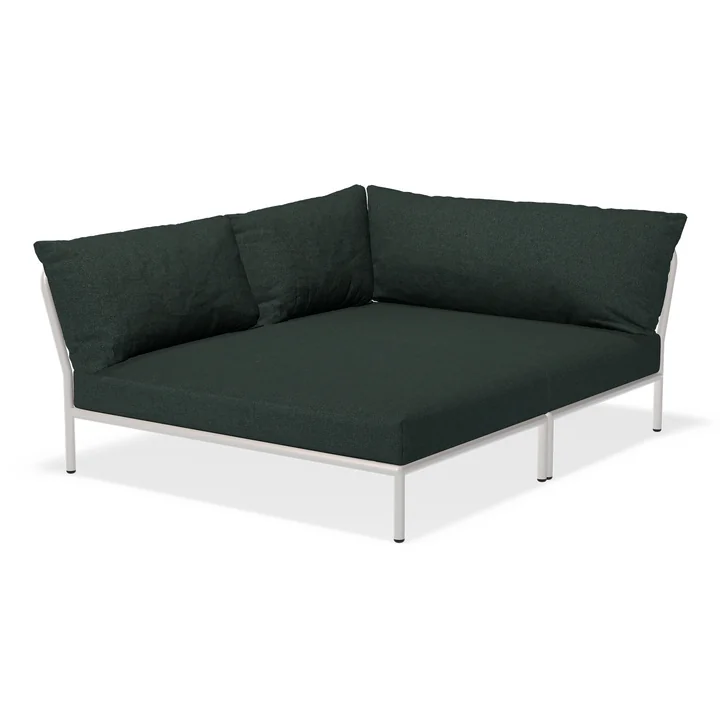 HOUE - Level 2 Cozy Sofa, left, muted white / alpine