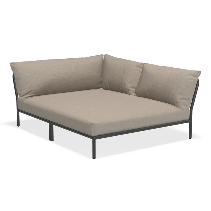 HOUE - Level 2 Cozy Sofa, right, dark gray / ash