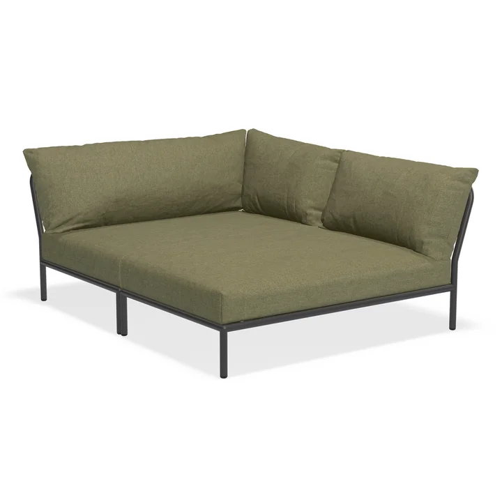 HOUE - Level 2 Cozy Sofa, right, dark gray / leaf