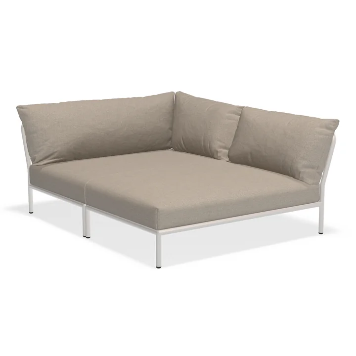 HOUE - Level 2 Cozy Sofa, right, muted white / ash
