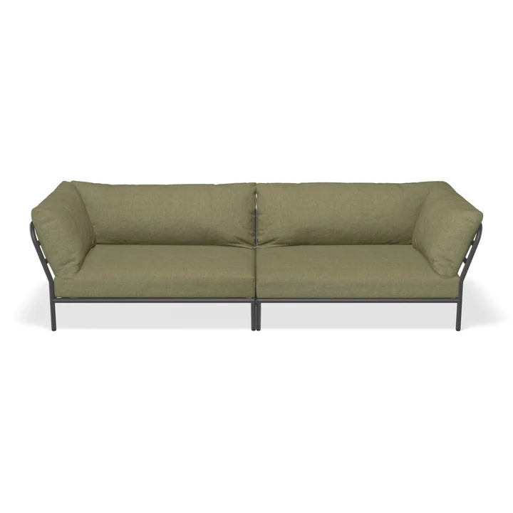 HOUE - Level 2 Lounge set 4, dark gray / leaf