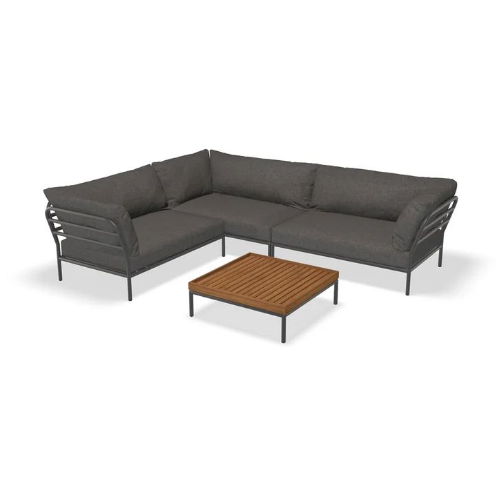 HOUE - Level 2 Lounge set 7, dark gray / dark grey basic