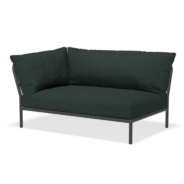 HOUE - Level 2 Sofa, left, dark gray / alpine
