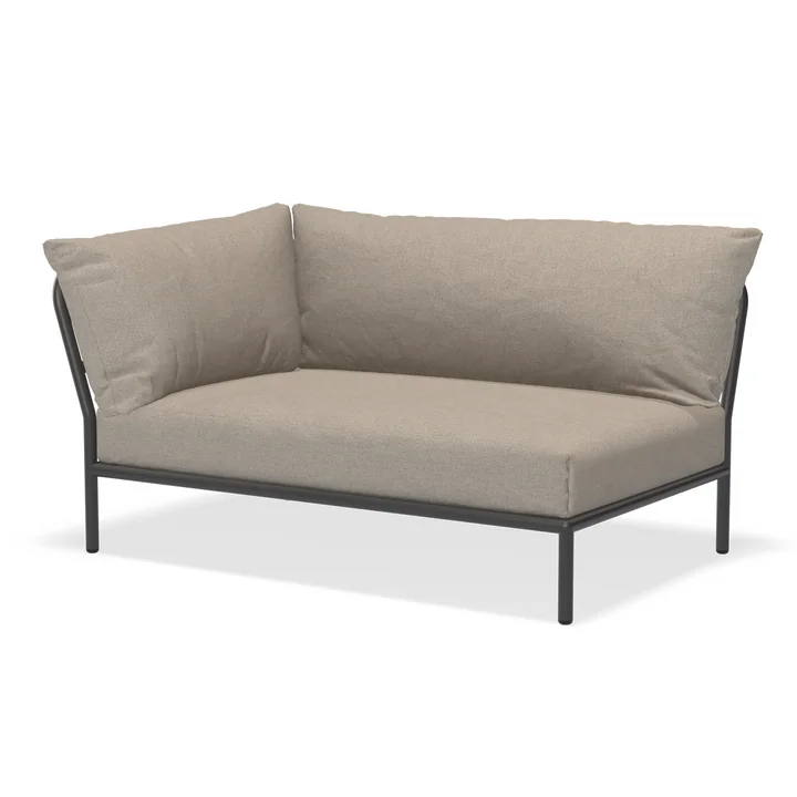 HOUE - Level 2 Sofa, left, dark gray / ash