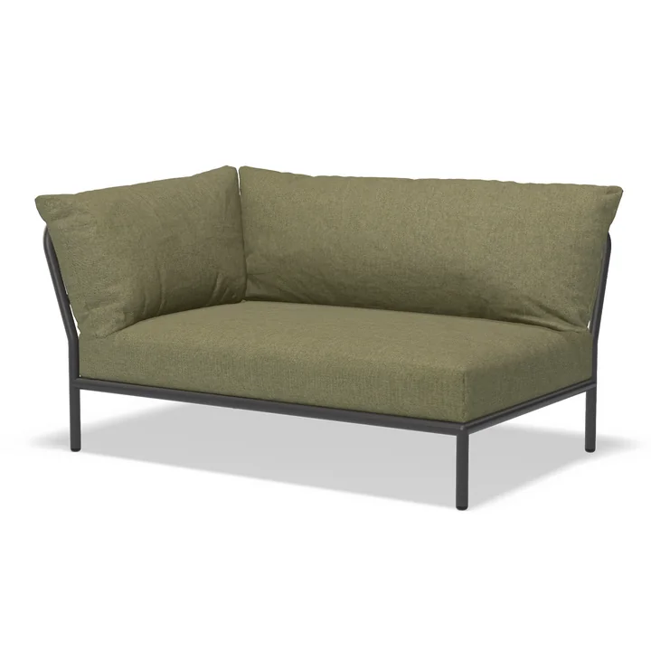 HOUE - Level 2 Sofa, left, dark gray / leaf