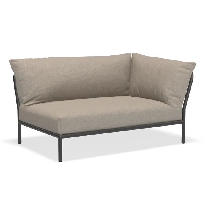 HOUE - Level 2 Sofa, right, dark gray / ash
