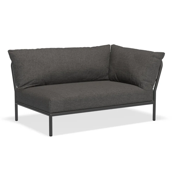 HOUE - Level 2 Sofa, right, dark grey / dark grey basic