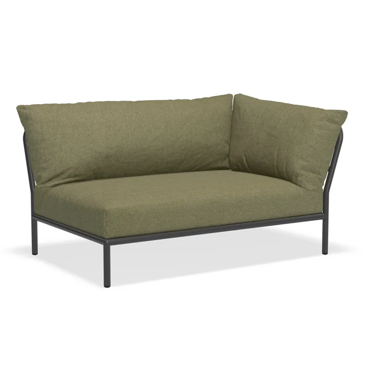 HOUE - Level 2 Sofa, right, dark gray / leaf