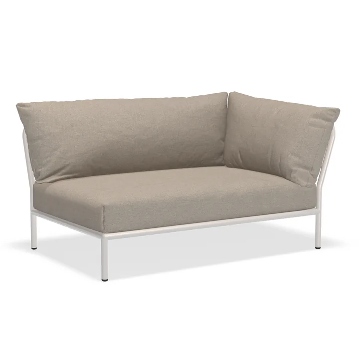 HOUE - Level 2 Sofa, right, muted white / ash