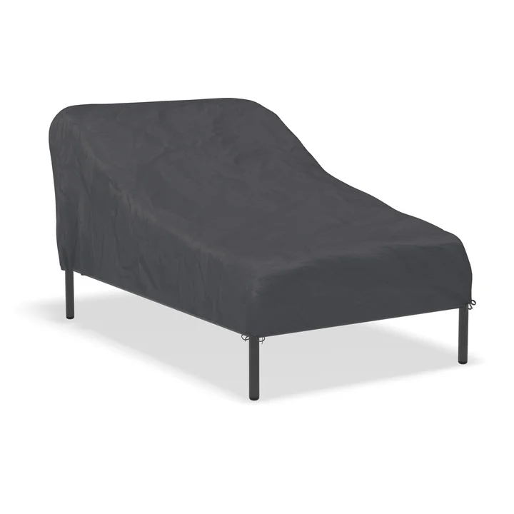 HOUE - Level /Level 2 protective cover for chaise longue, black