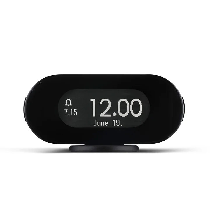 Jacob Jensen - Alarm clock, black