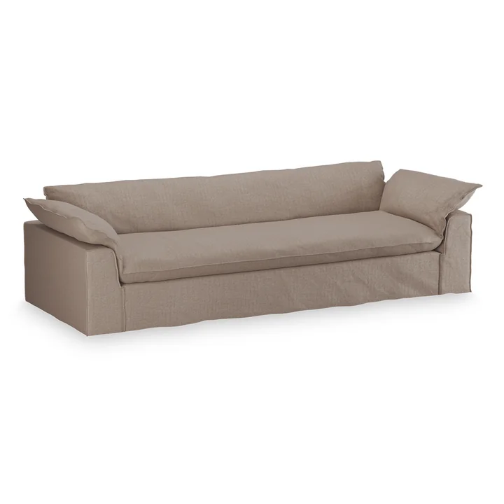 HKliving - Nomad Sofa, 4-seater, Pure / earth