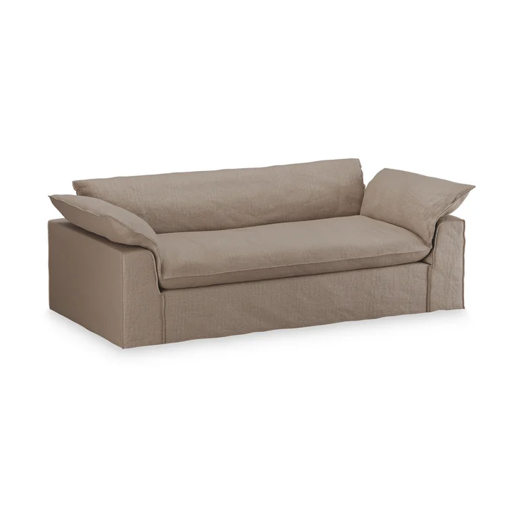 HKliving - Nomad Sofa, 3-seater, Pure / earth