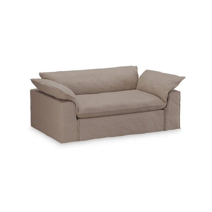 HKliving - Nomad sofa, 2-seater, Pure / earth