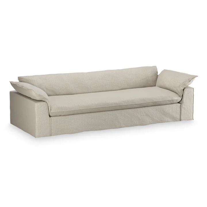 HKliving - Nomad sofa, 4-seater, Pure / ivory