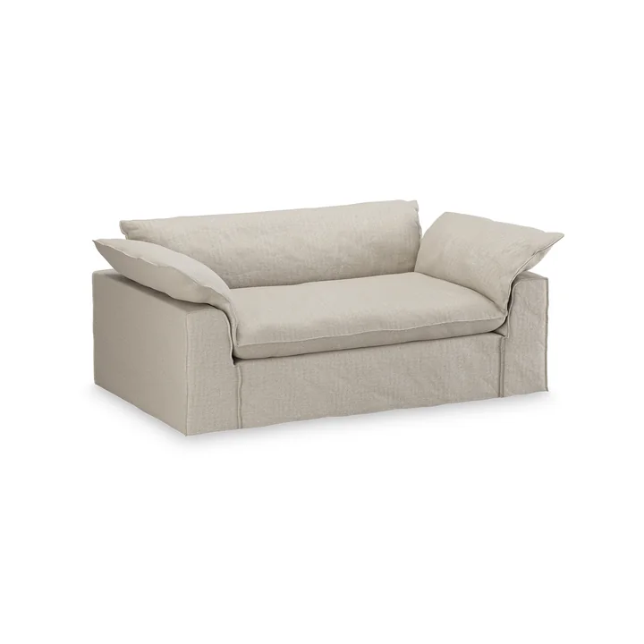 HKliving - Nomad sofa, 2-seater, Pure / ivory